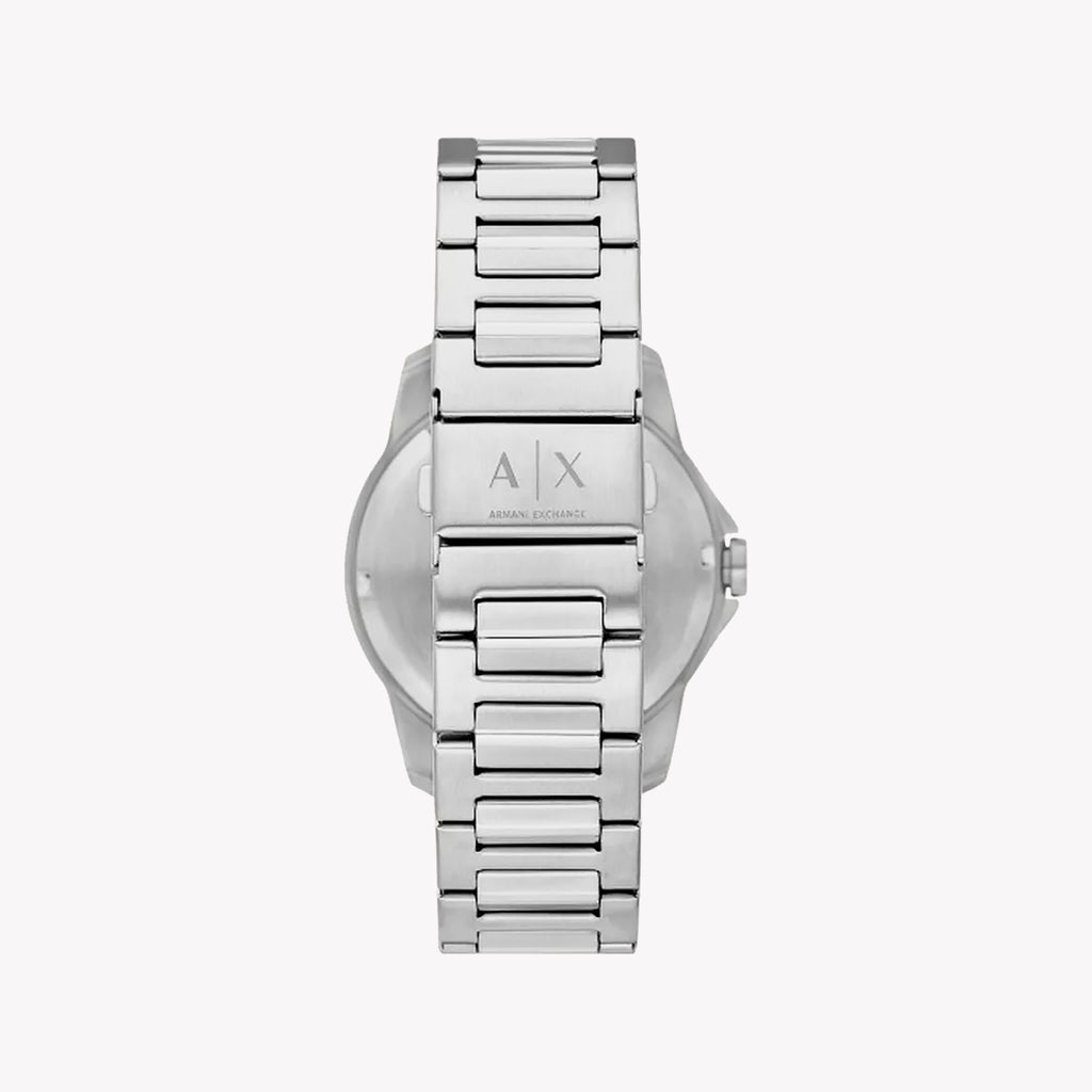 ARMANI EXCHANGE AX1733 - MODERN ELEGANCE UNISEX WATCH WITH SILVER STAINLESS STEEL BAND & BLACK DIAL-i-Watch-3