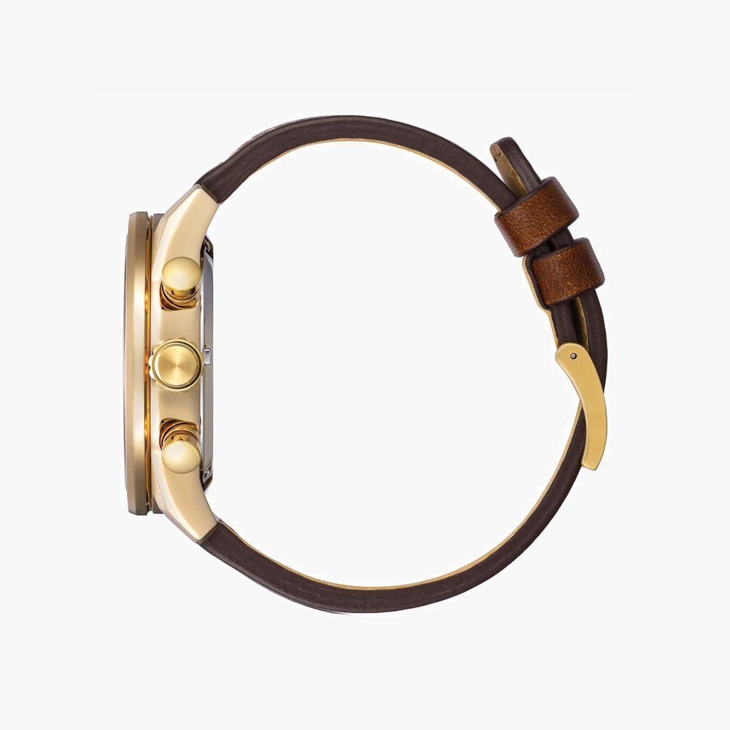 CITIZEN CA4213-26L DYNAMIC SOPHISTICATION - MENS GOLD & BLUE CHRONOGRAPH WATCH-i-Watch-2