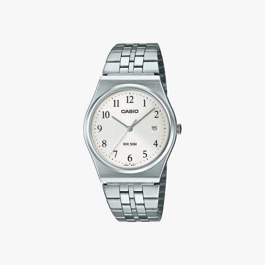 Casio MTP-B145D-7BV STANDARD Silberne Herrenuhr