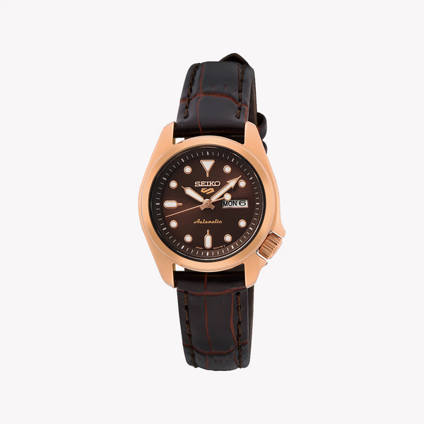Seiko Men's Gold Watch, Brown Leather Band | Sre006k1 by i-watch