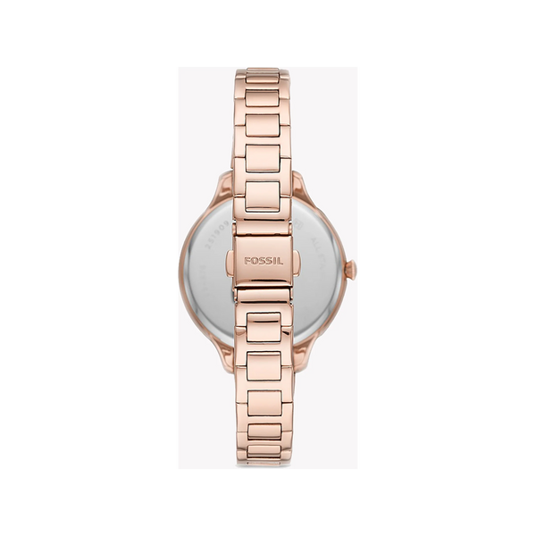 Fossil Women's Rose Gold Watch, White Dial | Es4874 by i-watch