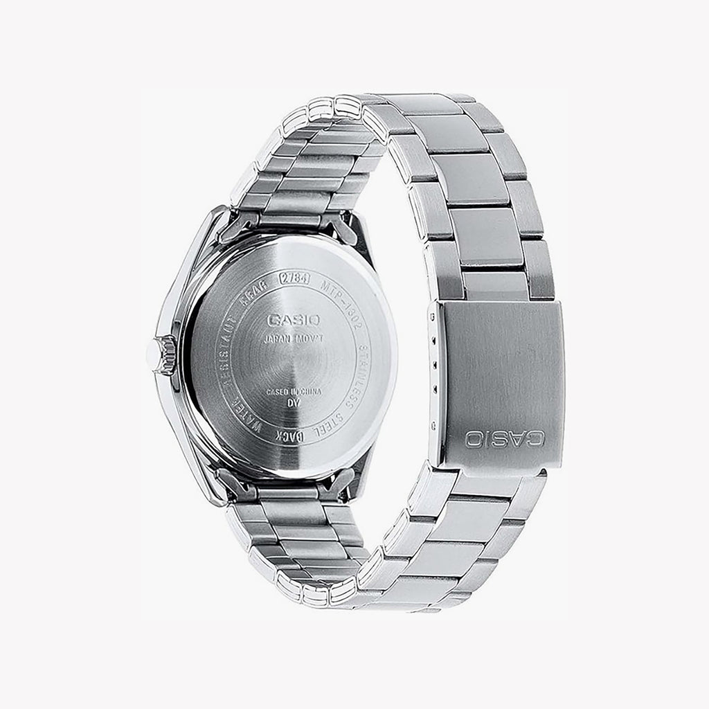 CASIO MTP-1302PD-4AVEF - TIMELESS ELEGANCE MEN'S WATCH WITH RED ACCENTS & STAINLESS STEEL BRACELET-i-Watch-2