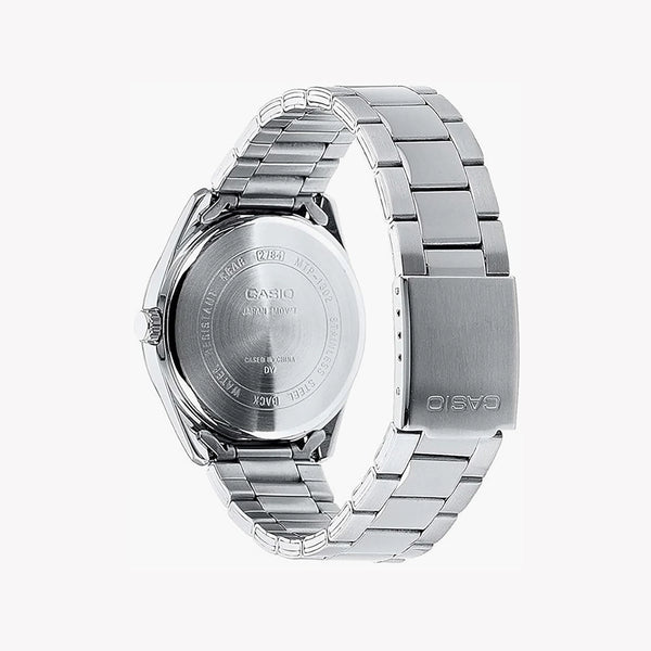 Casio Men's Silver Watch With Red Accents, Stainless Steel | Mtp-1302pd-4avef by i-watch