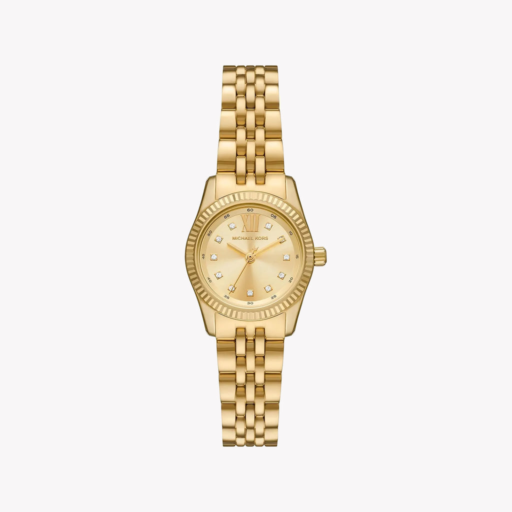 MICHAEL KORS MK4741 GOLDEN ELEGANCE - STUNNING WOMEN'S ANALOG WATCH WITH STAINLESS STEEL BAND