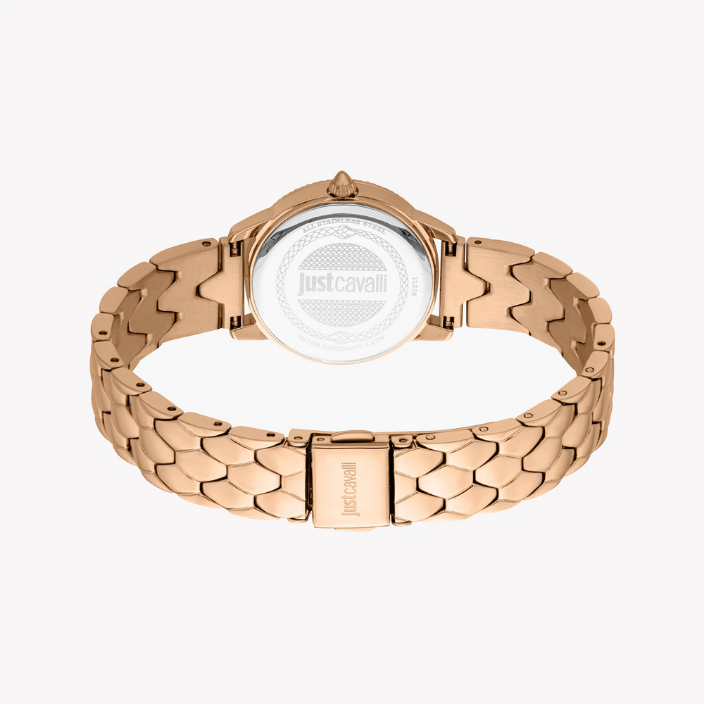 Just Cavalli Women's Rose Gold Watch, Silver Dial | Jc1l258m0255 by i-watch