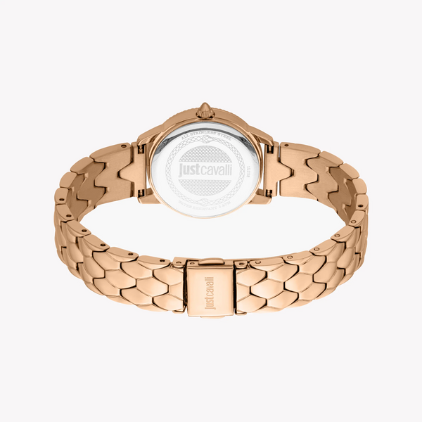 Just Cavalli Women's Rose Gold Watch, Silver Dial | Jc1l258m0255 by i-watch
