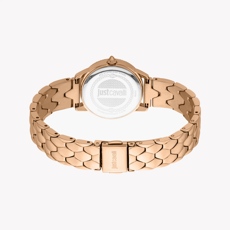 Just Cavalli Women's Rose Gold Watch, Silver Dial | Jc1l258m0255 by i-watch
