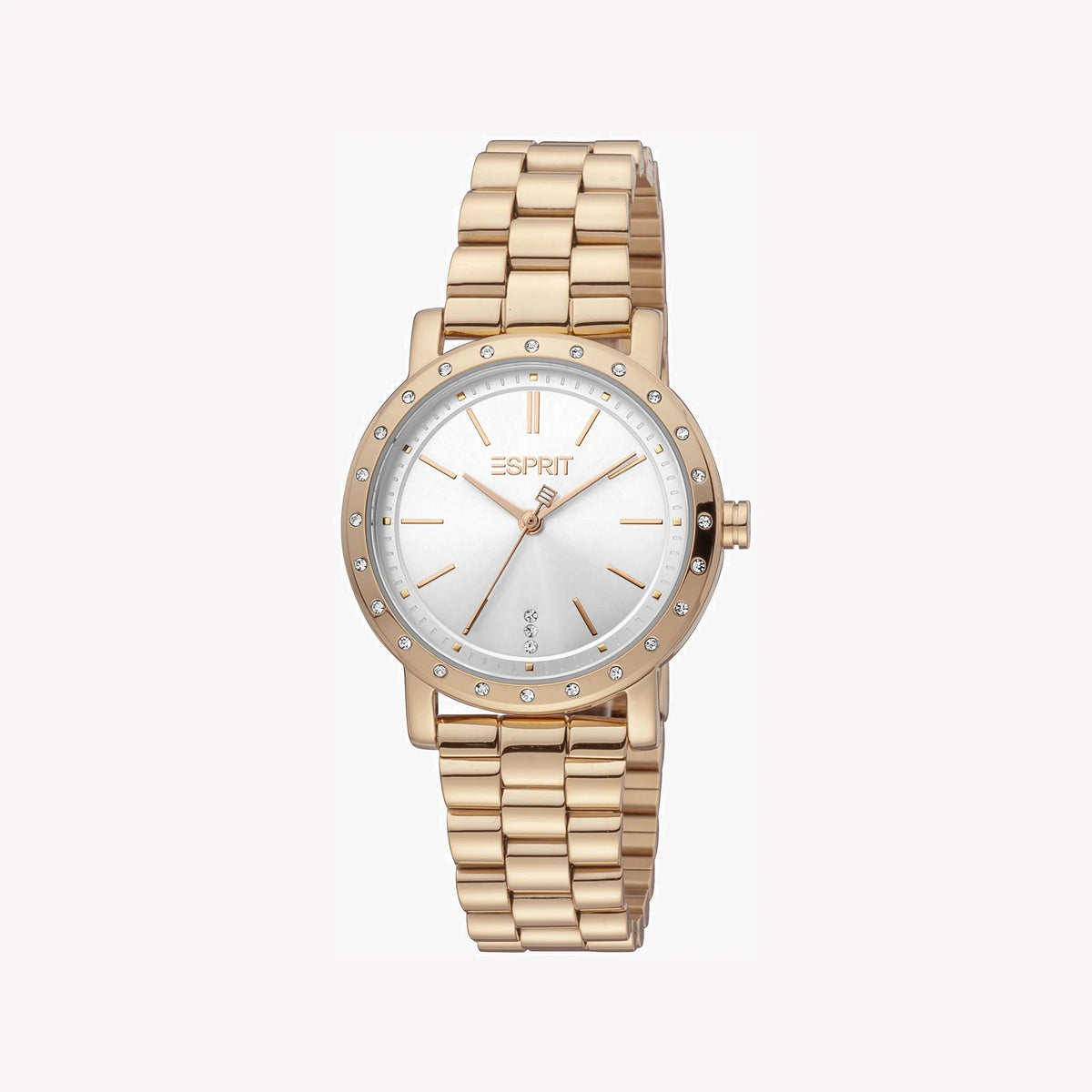 ESPRIT Women's Watch with Rose Gold Stainless Steel Case and Rose Gold Stainless Steel Band