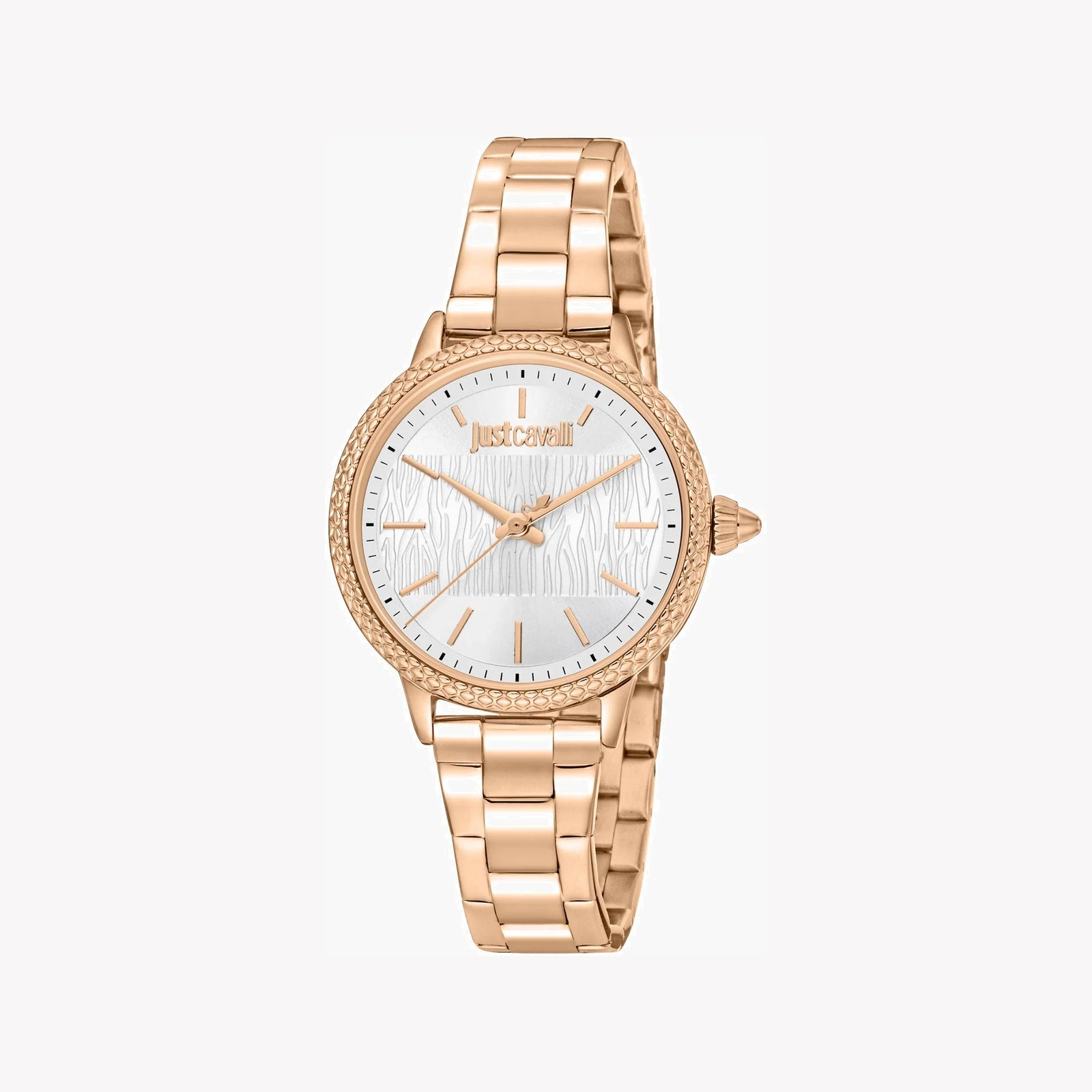 Just Cavalli Women's Rose Gold Stainless Steel Watch, Silver Dial | Jc1l259m0075 by i-watch