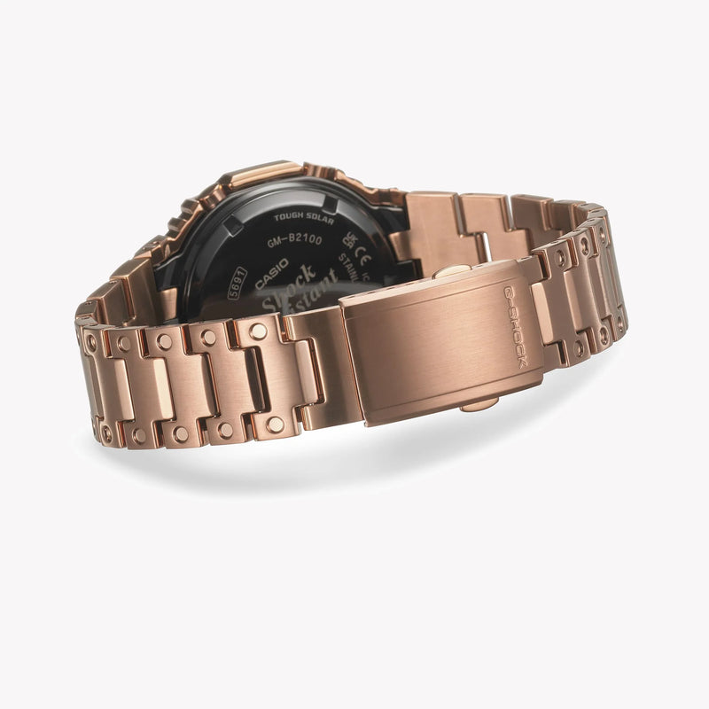 Casio G-Shock Gm-B2100gd-5adr Oak Shimmer - Elegant Rose Gold Men's Timepiece by i-watch