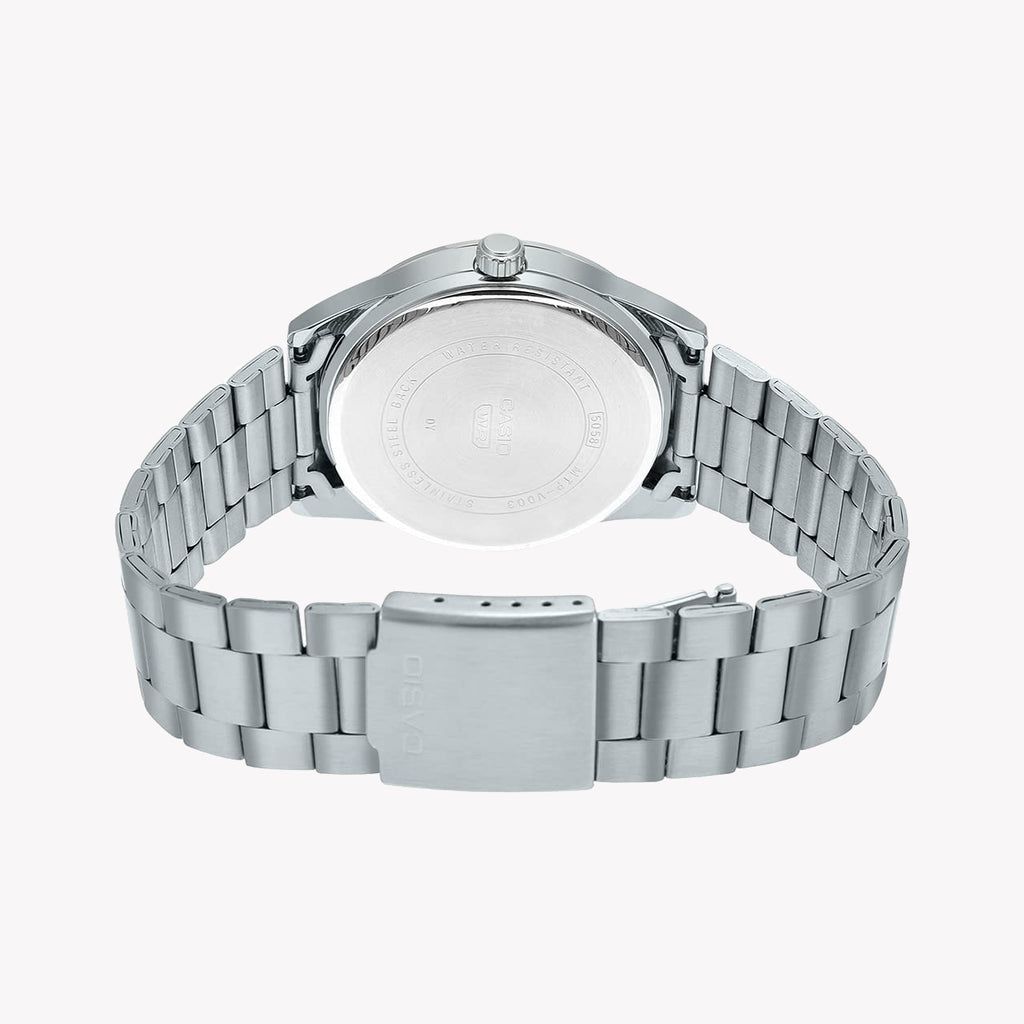 CASIO MTP-VD03D-2A - ADVENTURER'S CHOICE MEN'S WATCH WITH STYLISH BLUE DIAL AND STAINLESS STEEL BAND-i-Watch-5