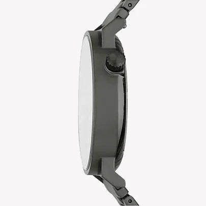 Fossil Men's Gray Stainless Steel, Black Dial | Fs5508 by i-watch