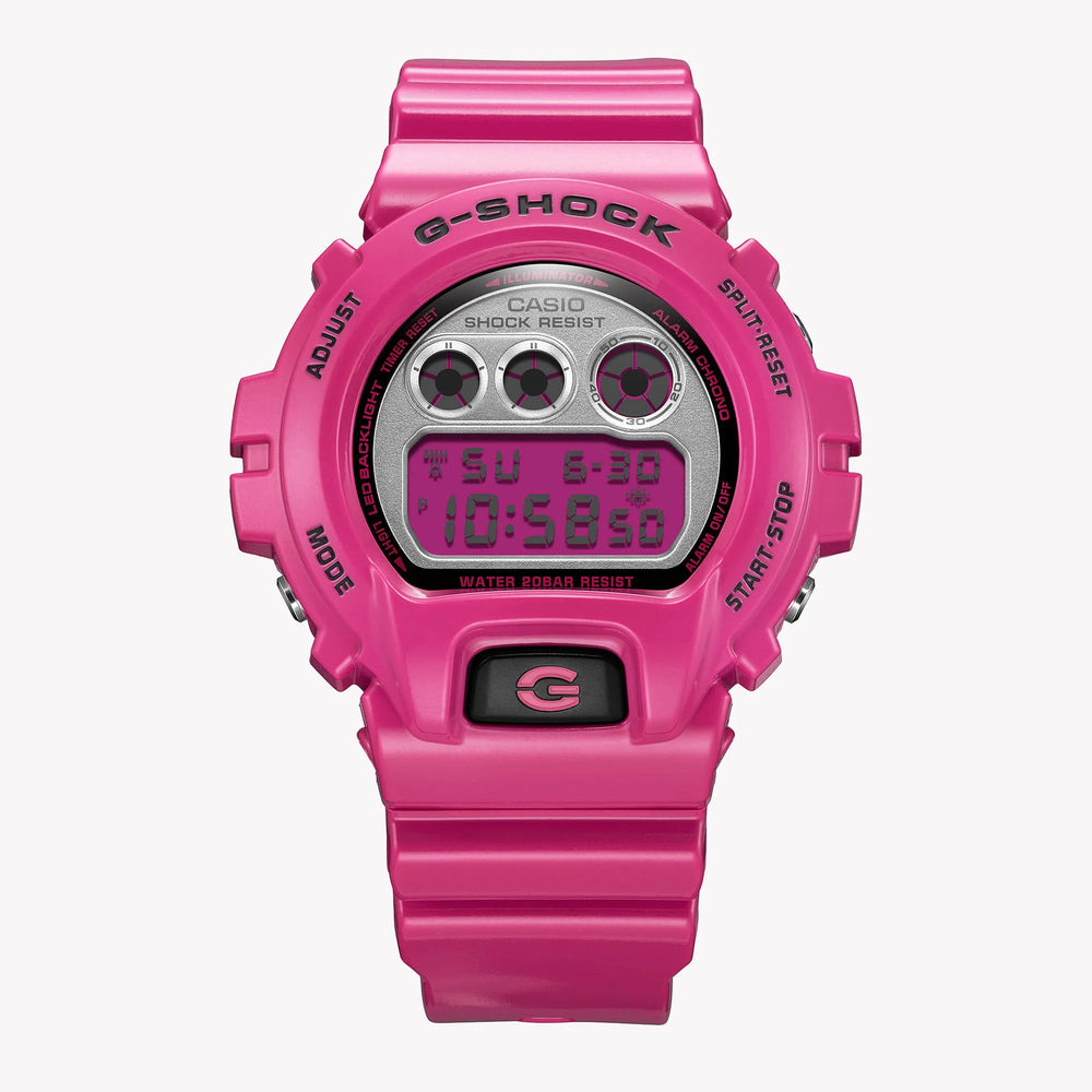 Vibrant Performance Women's Pink Resin Watch, Digital | Dw-6900rcs-4er by i-watch