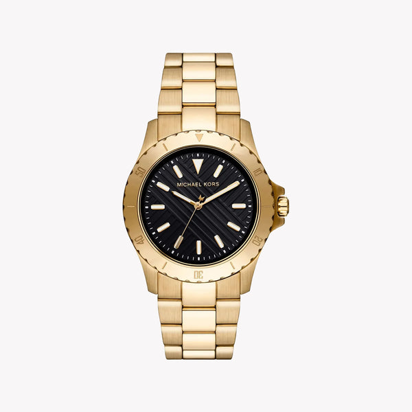 Michael Kors Men's Gold Watch, Black Dial | Mk9078 by i-watch