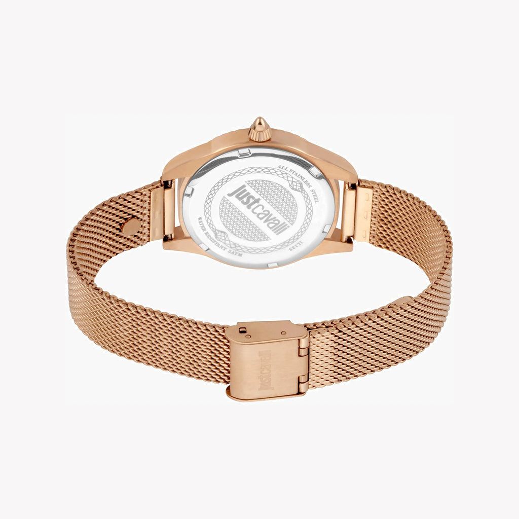 JUST CAVALLI Women's Watch with Rose Gold Stainless Steel Case and Rose Gold Stainless Steel Band-i-Watch-4