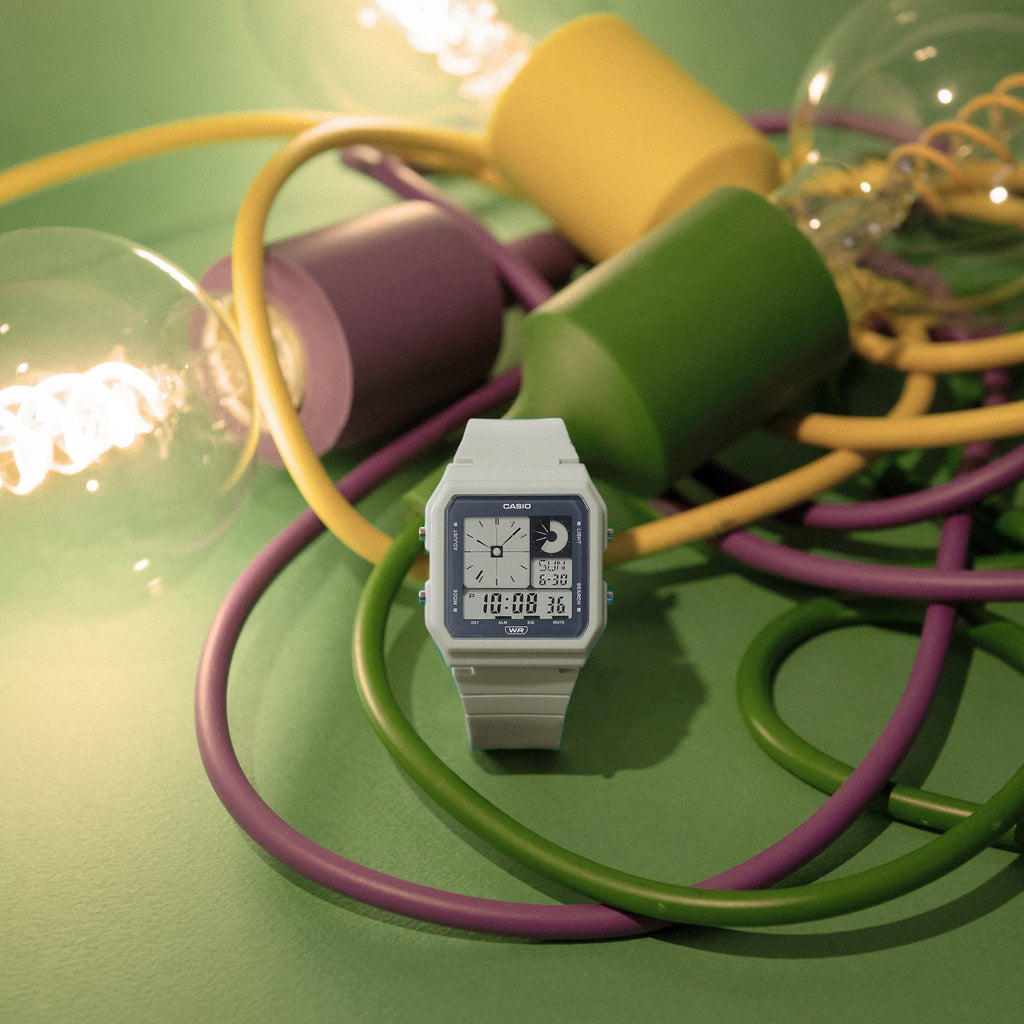 CASIO LF-20W-8ADF MODERN CLASSIC - EMBRACE EVERY MOMENT Unisex Watch with sleek white resin band and digital display-i-Watch-4