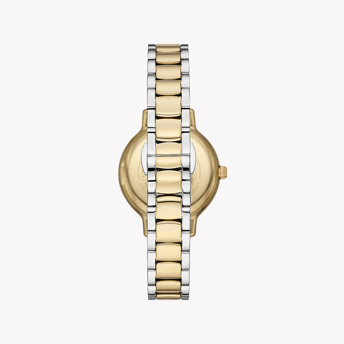 EMPORIO ARMANI Women's Watch with Silver Stainless Steel Case and Silver / Gold Stainless Steel Band