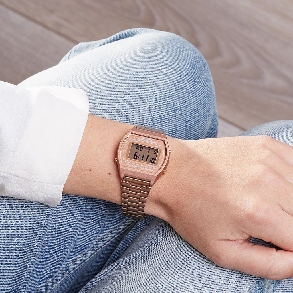 CASIO B640WC-5AEF ROSE GOLD ELEGANCE - UNISEX DIGITAL WATCH WITH STYLISH FUNCTIONALITY-i-Watch-3