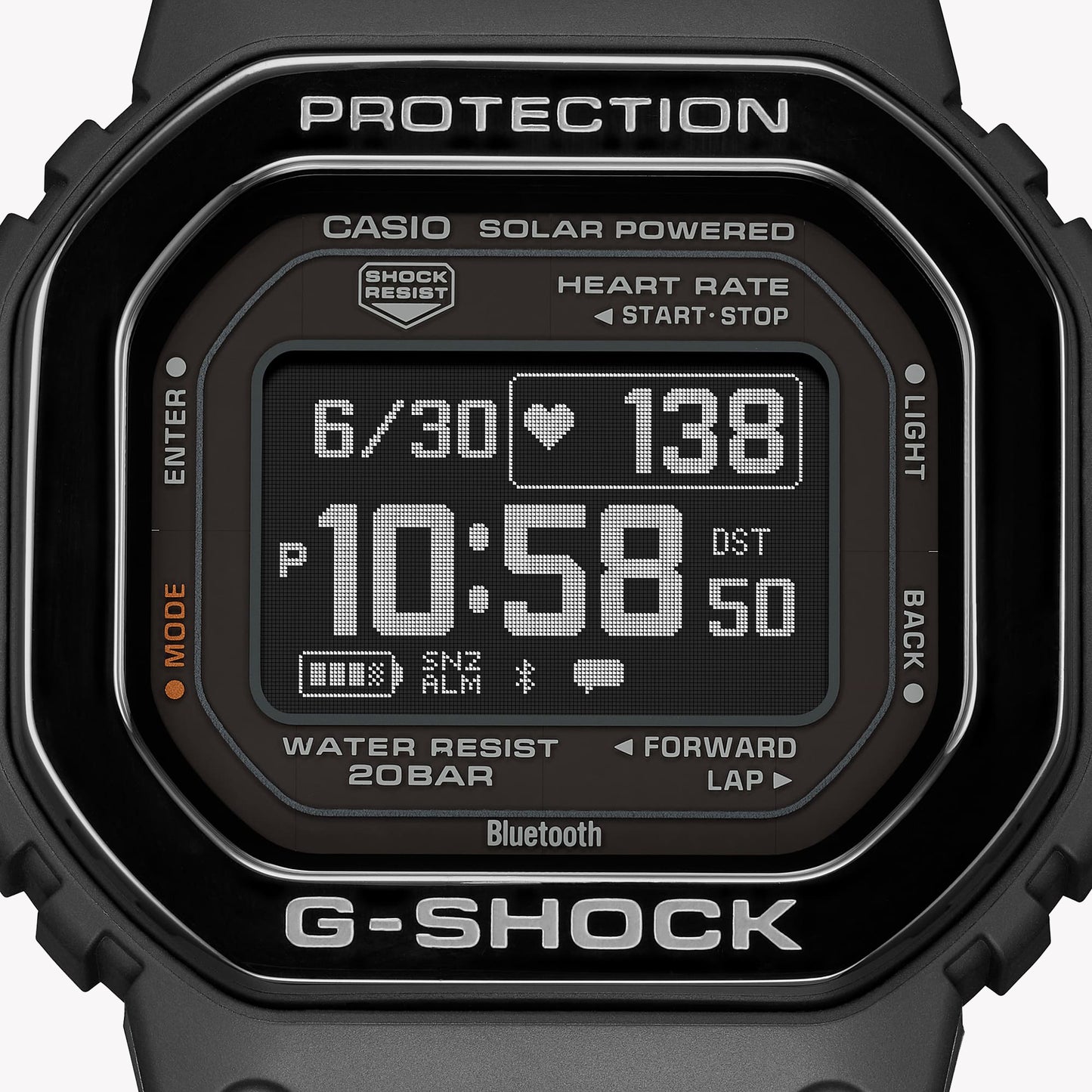 CASIO G-SHOCK DW-H5600MB-1 G-SQUAD THE ORIGIN Black Metal-Huretane bezel Men's Watch