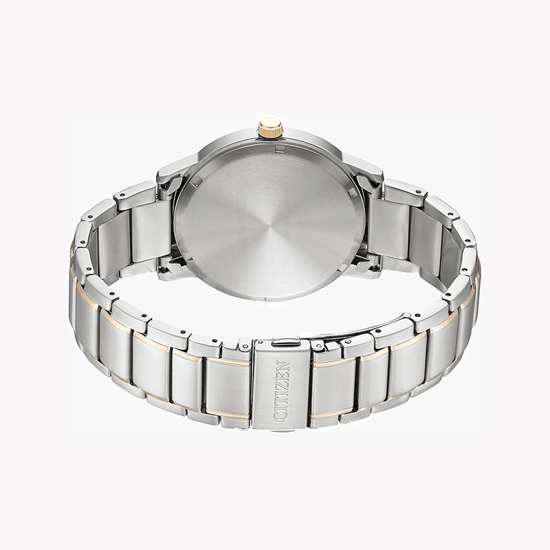 Citizen Men's Rose Gold & Silver Watch, White Dial | Aw1676-86a by i-watch