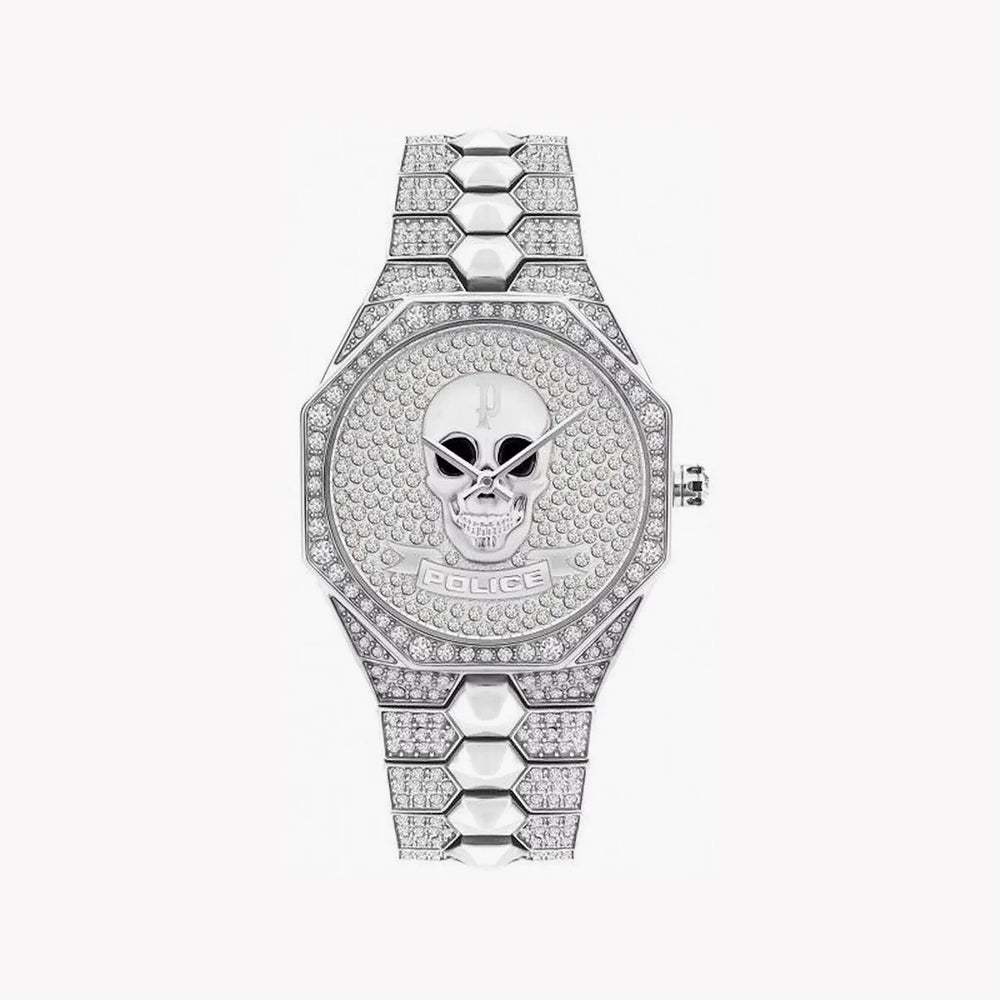 Police Women's Silver Stainless Steel Watch, Silver Dial | Pl-16027bs_04m by i-watch