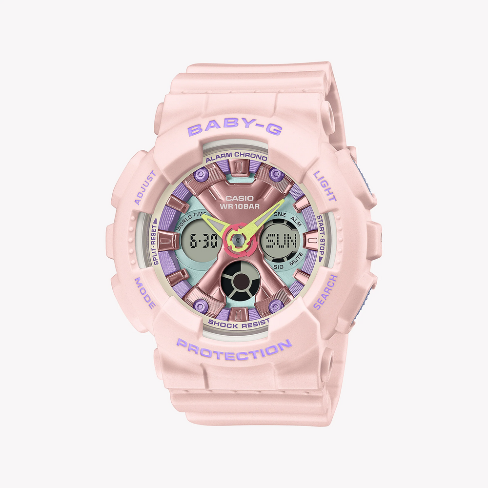 Ba-130pm-4adr Baby-G - Vibrant Pink Sporty Charm For Active Women by i-watch