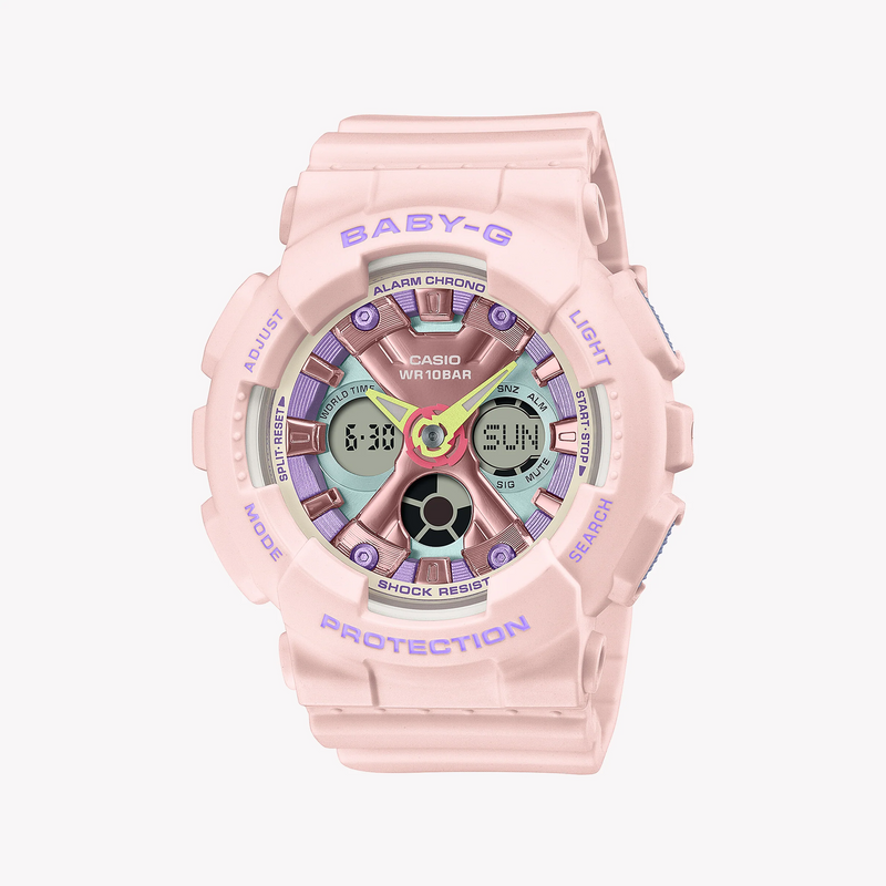 Ba-130pm-4adr Baby-G - Vibrant Pink Sporty Charm For Active Women by i-watch
