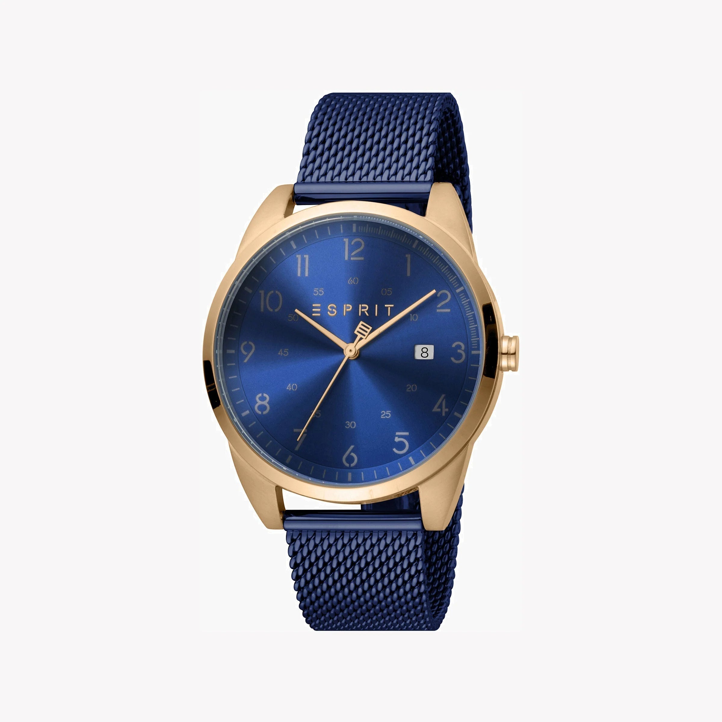 ESPRIT MEN'S CLASSIC BLUE STAINLESS STEEL WATCH - TIMELESS STYLE & DURABILITY