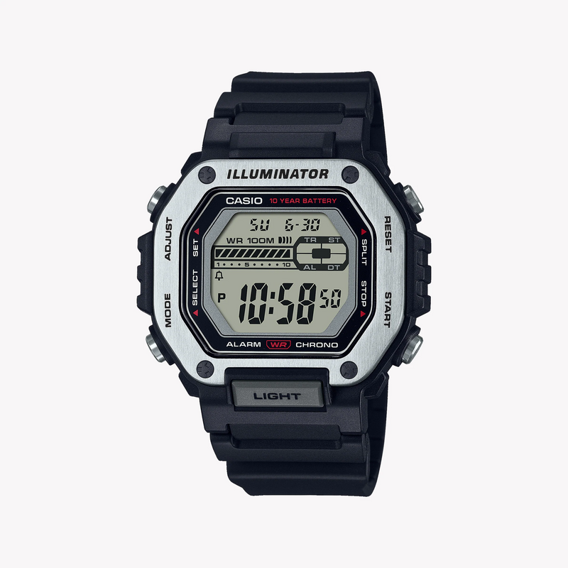 Casio Men's Black Resin Watch, Sporty Design | Mwd-110h-1avdf by i-watch
