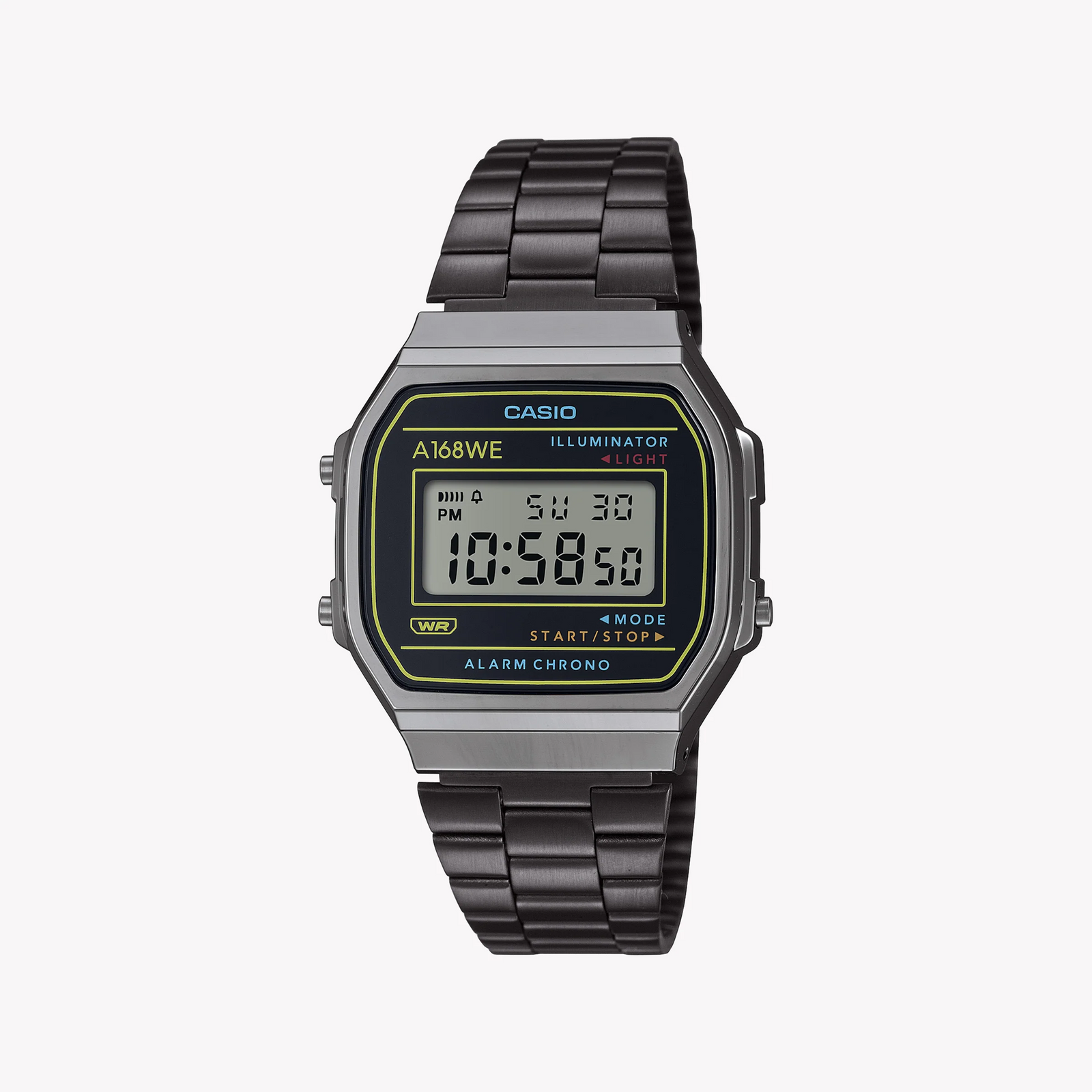 Casio Unisex Silver Stainless Steel, Gray | A168wehb-1adf by i-watch