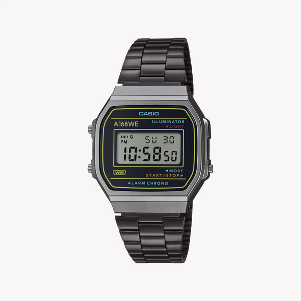 Casio Unisex Silver Stainless Steel, Gray | A168wehb-1adf by i-watch
