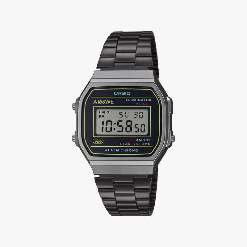 Casio Unisex Silver Stainless Steel, Gray | A168wehb-1adf by i-watch