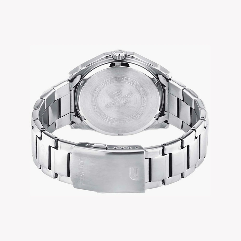 CASIO EF-129D-2AVEF - TIMELESS ELEGANCE MEN'S WATCH WITH SILVER STAINLESS STEEL BRACELET AND BLUE DIAL-i-Watch-2