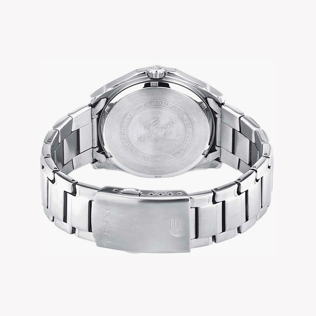 CASIO EF-129D-2AVEF - TIMELESS ELEGANCE MEN'S WATCH WITH SILVER STAINLESS STEEL BRACELET AND BLUE DIAL-i-Watch-2