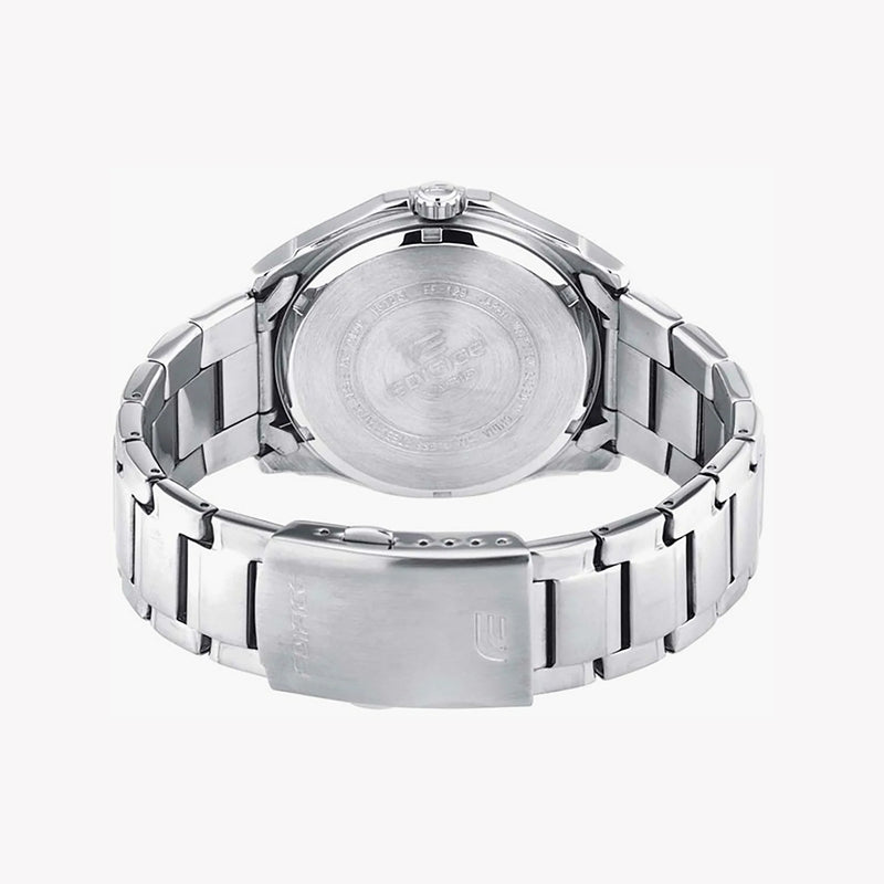 CASIO EF-129D-2AVEF - TIMELESS ELEGANCE MEN'S WATCH WITH SILVER STAINLESS STEEL BRACELET AND BLUE DIAL-i-Watch-2