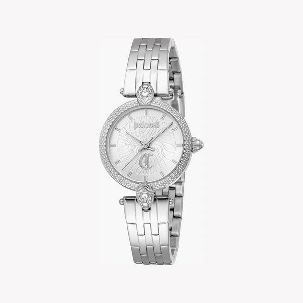 Just Cavalli Women's Silver Stainless Steel Watch, Silver Dial | Jc1l330m0045 by i-watch