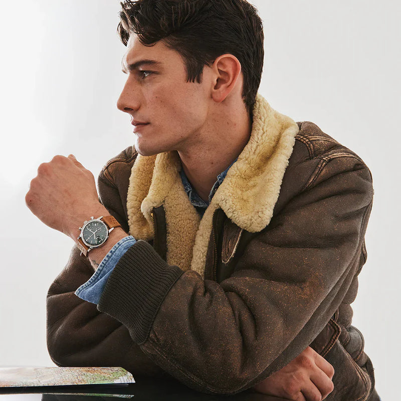 Timex Marlin Quartz Chrono - Modern Classic Men's Timepiece With Chronograph And Leather Strap by i-watch