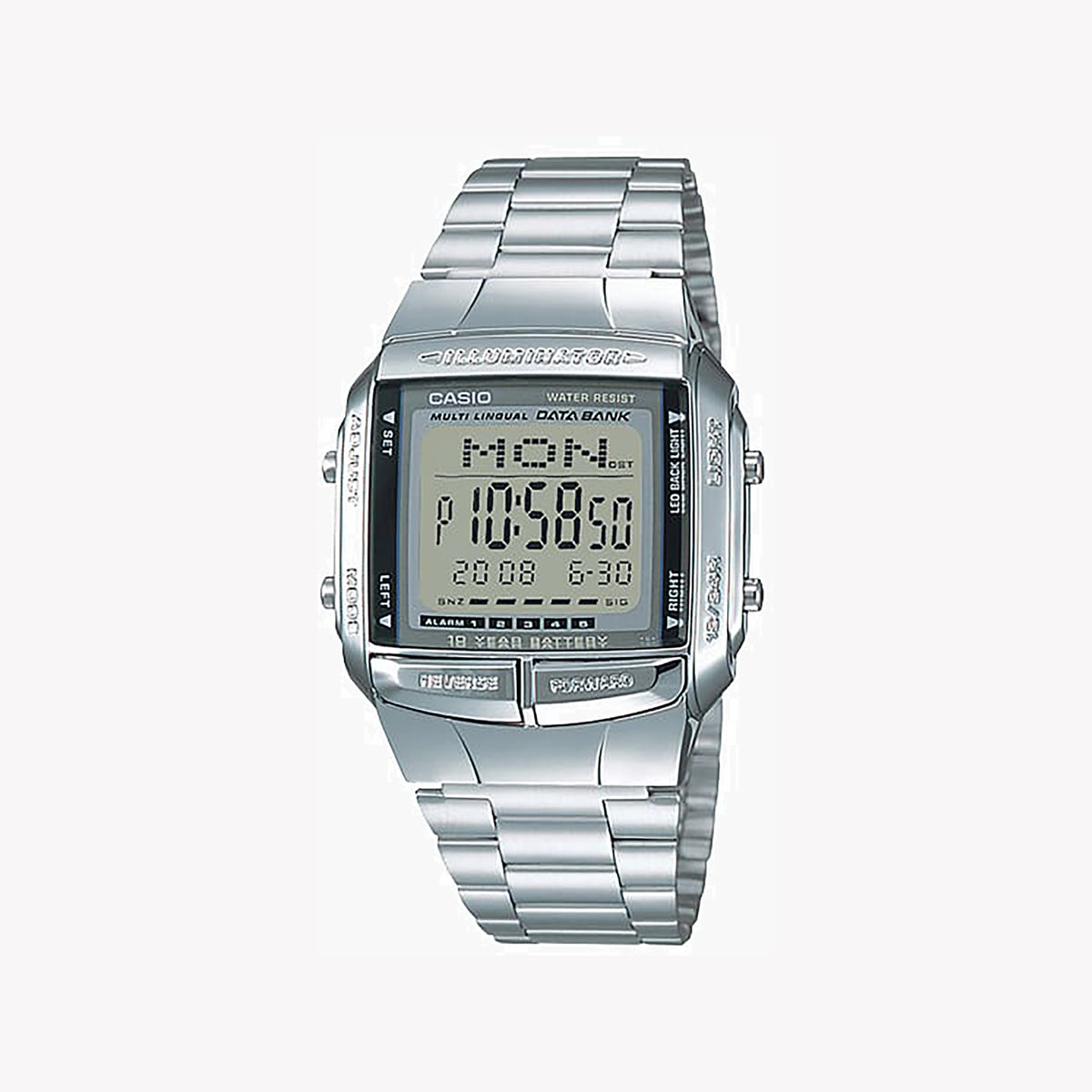 CASIO DB-360-1A DYNAMIC VERSATILITY - MEN'S DIGITAL WATCH WITH BOLD STYLE & FUNCTIONALITY