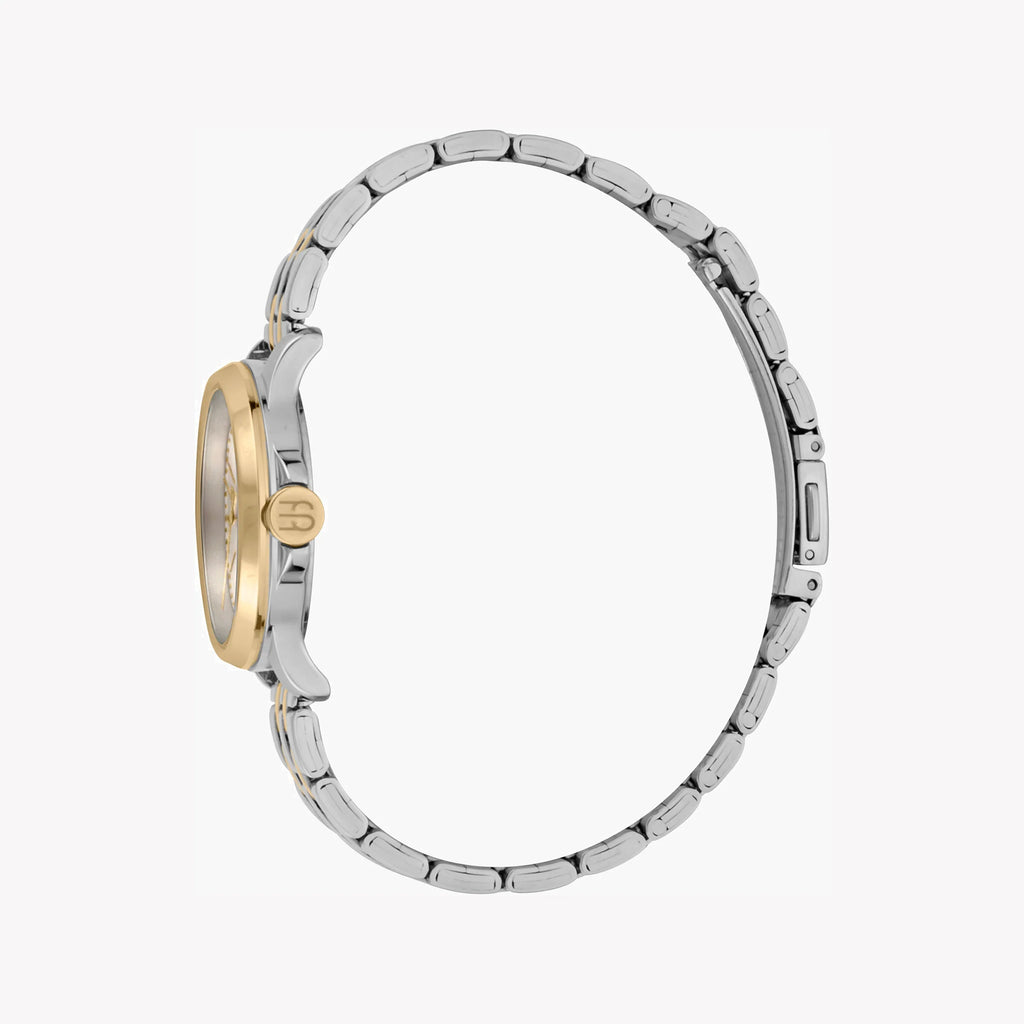 ESPRIT Women's Watch with Silver Stainless Steel Case and Silver & Gold Stainless Steel Band-i-Watch-3