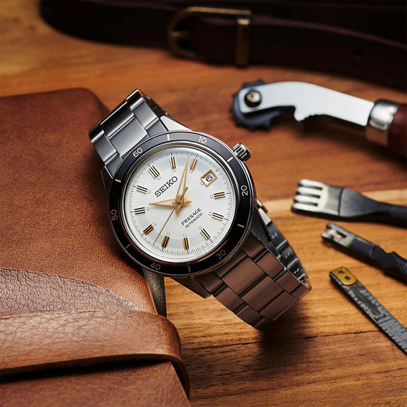 Seiko Men's Silver Stainless Steel, Beige Dial | Srpg03j1 by i-watch