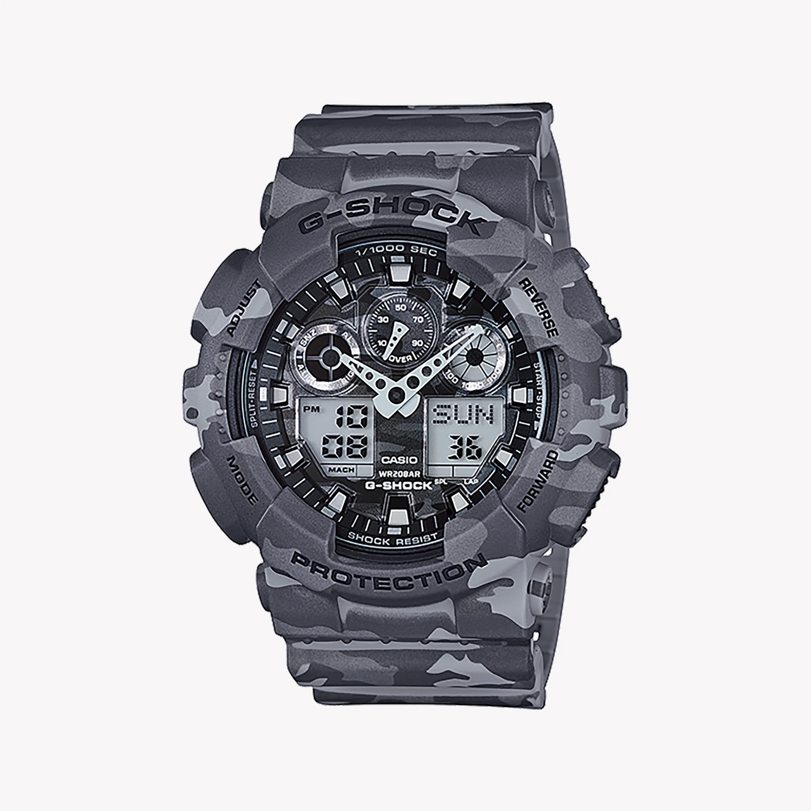 Casio G-Shock Ga100cm-8a - Adventure-Ready Men's Watch With Sporty Gray Design by i-watch