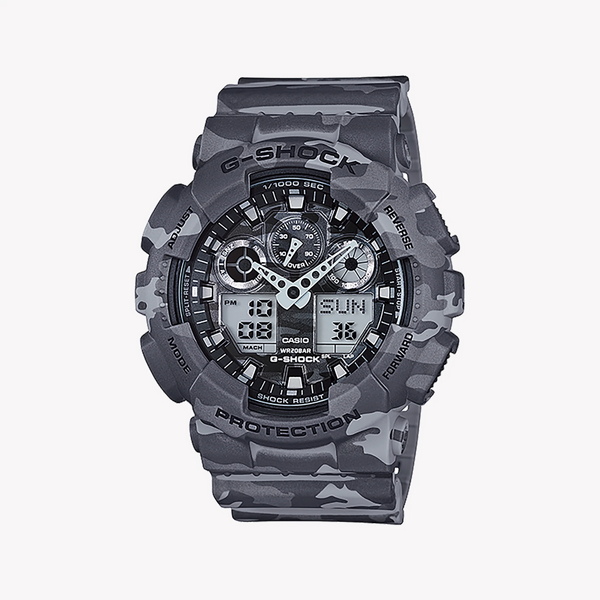 Casio G-Shock Ga100cm-8a - Adventure-Ready Men's Watch With Sporty Gray Design by i-watch