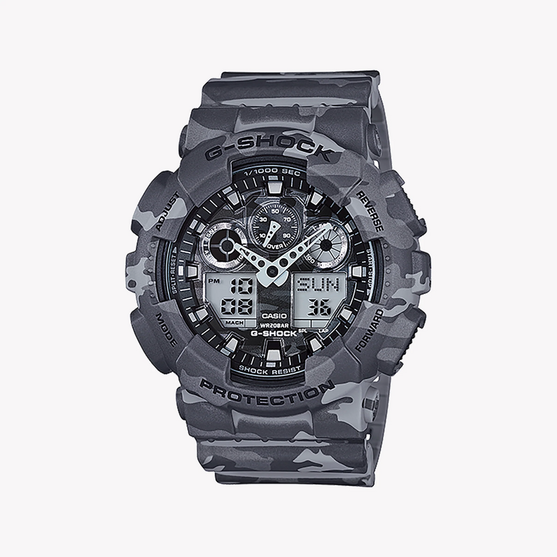 Casio G-Shock Ga100cm-8a - Adventure-Ready Men's Watch With Sporty Gray Design by i-watch