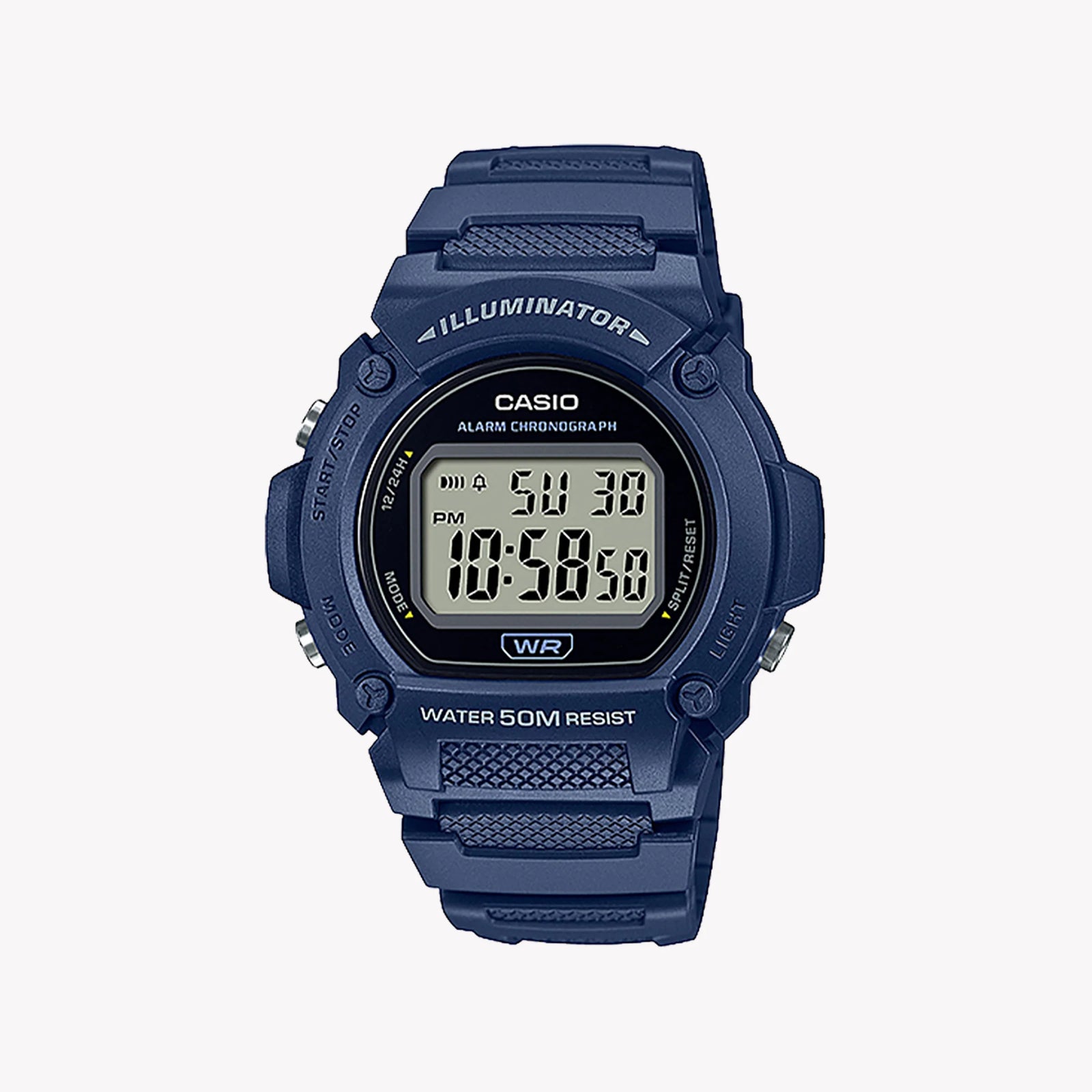 Dynamic Versatility Men's Blue Resin Watch, Quartz | W-219h-2a by i-watch