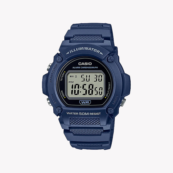 Dynamic Versatility Men's Blue Resin Watch, Quartz | W-219h-2a by i-watch