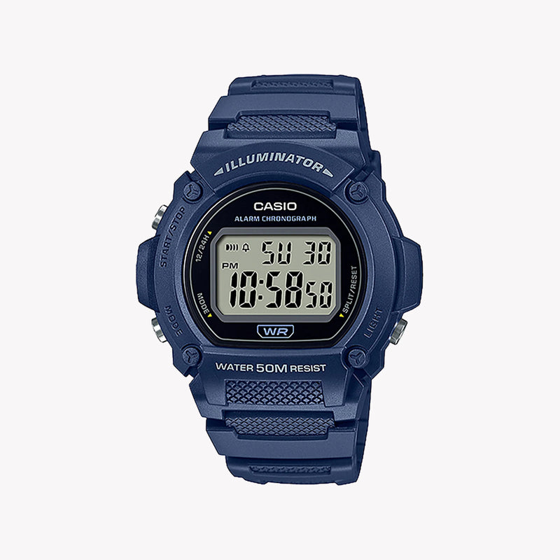 Dynamic Versatility Men's Blue Resin Watch, Quartz | W-219h-2a by i-watch
