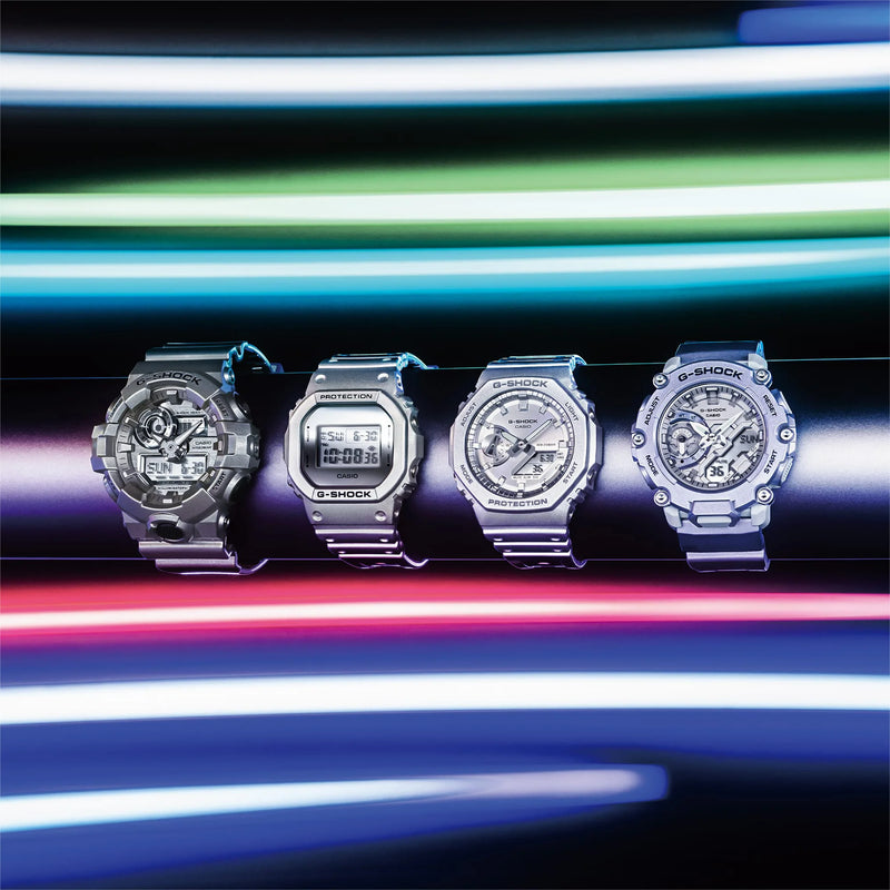 Casio G-Shock Men's Silver Carbon/Resin Watch | Ga-2100ff-8aer by i-watch