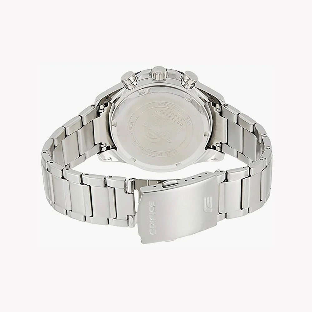 Casio Men's Silver Stainless Steel Watch, Black Dial | Efs-S540db-1auef by i-watch