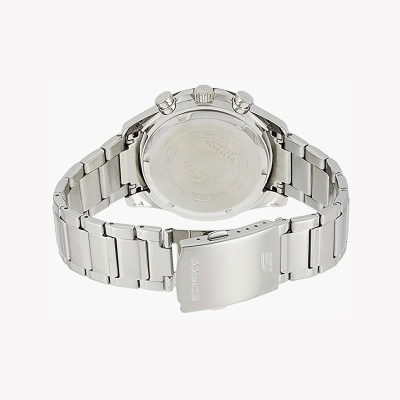 Casio Men's Silver Stainless Steel Watch, Black Dial | Efs-S540db-1auef by i-watch