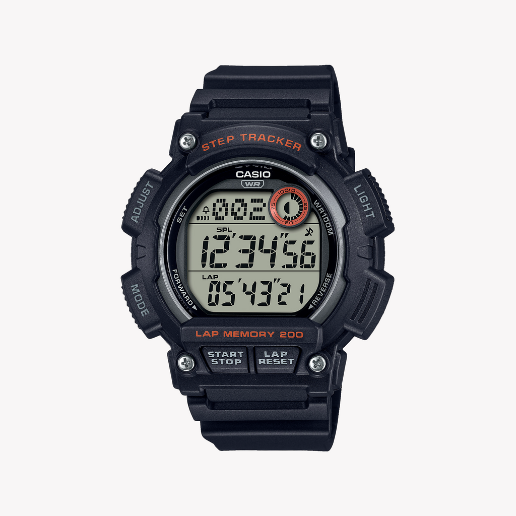 CASIO WS-2100H-1AVDF ADVENTURE READY - SPORTY MEN'S WATCH WITH STEP TRACKER & WATER RESISTANCE